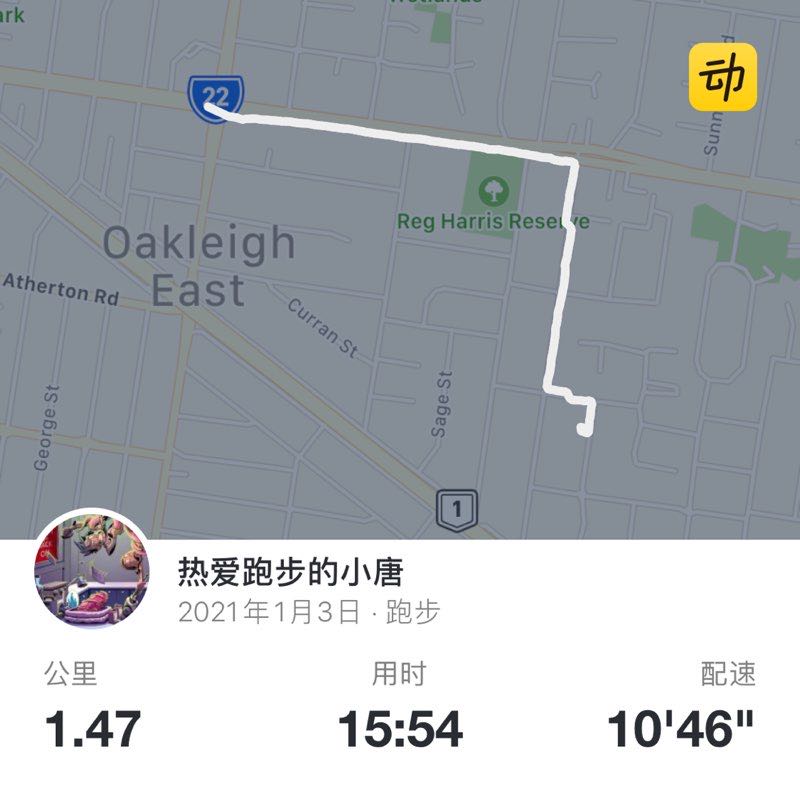 热爱跑步的小唐 post 1